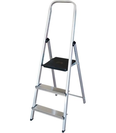 ESCALERA ALUMINIO 3 PELDAÑOS GSC - MAX  150KG