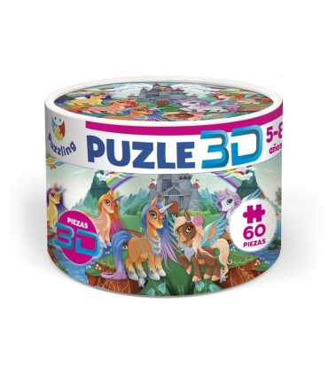 PUZZLE 3D UNICORNIOS IMAGILAND