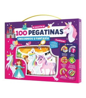 MALETIN 100 PEGATINAS FANTASIA