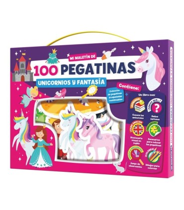 MALETIN 100 PEGATINAS FANTASIA
