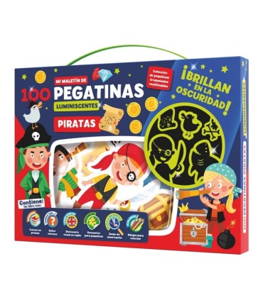100 PEGATINAS PIRATAS LUMINISCENTES