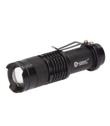 LINTERNA LED GSC ALUMINIO 3W 100 LUMENES CON CLIP