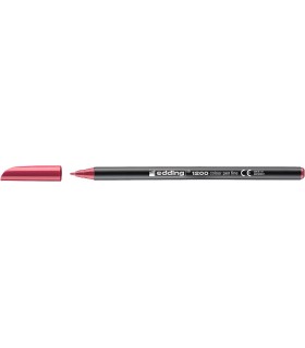 ROTULADOR EDDING 1200 ROJO METALIZADO