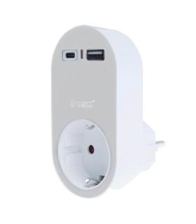 LADRON BASE USB Y TIPO C GSC - POTENCIA MAX:3680W - IP20