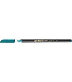ROTULADOR EDDING 1200 AZUL METALICO