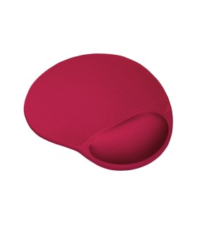 ALFOMBRILLA TRUST BIGFOOT GEL ROJA - BASE ANTIDESLIZANTE - SUPERFICIE DE MICROFIBRA