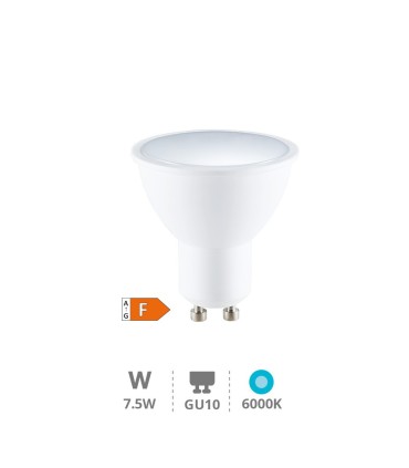 BOMBILLA LED GSC GU10 7 5W LUZ BLANCA 6000K 700 LUMENES