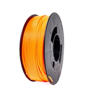 FILAMENTO 3D PLA NARANJA FLUORESCENTE - DIAMETRO 1,75mm - BOBINA 1kg