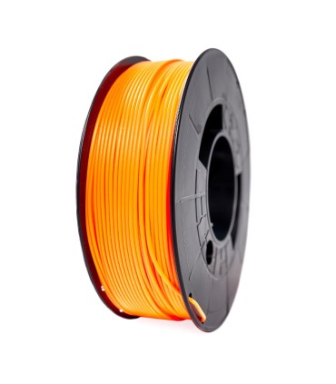 FILAMENTO 3D PLA NARANJA FLUORESCENTE - DIAMETRO 1,75mm - BOBINA 1kg