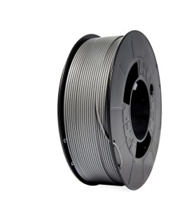 FILAMENTO 3D PLA PLATA - DIAMETRO 1,75mm - BOBINA 1kg