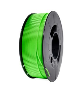 FILAMENTO 3D PLA VERDE FLUORESCENTE - DIAMETRO 1,75mm - BOBINA 1kg