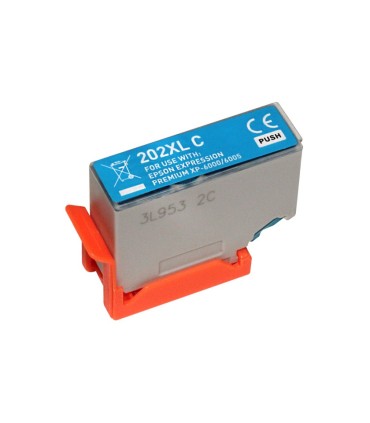 CARTUCHO BM EPSON COMPATIBLE 202XL CYAN C13T02H24010-C13T02F24010 650 COPIAS