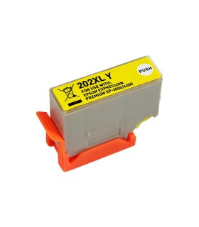 CARTUCHO BM EPSON COMPATIBLE 202XL AMARILLO C13T02H44010-C13T02F44010 650 COPIAS