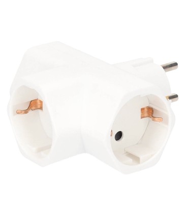 LADRON TRIPLE SALIDA SUCKO GSC BLANCO - MAX  3500W - 10-16A