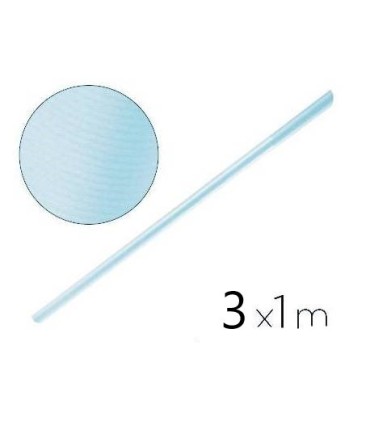 ROLLO KRAFT 1 METRO ANCHO X 3 METROS LARGO AZUL CLARO