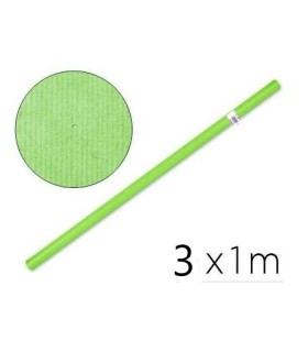 ROLLO KRAFT 1 METRO ANCHO X 3 METROS LARGO VERDE CLARO