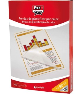LAMINA PLASTIFICAR A-3 80 MICRAS FIXO