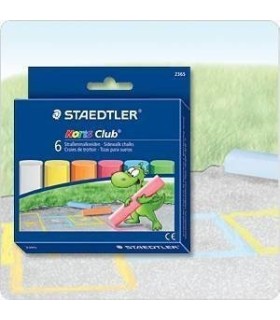 TIZA SUELO COLORES SURTIDOS 6 UND STAEDTLER