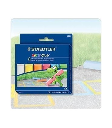 TIZA SUELO COLORES SURTIDOS 6 UND STAEDTLER