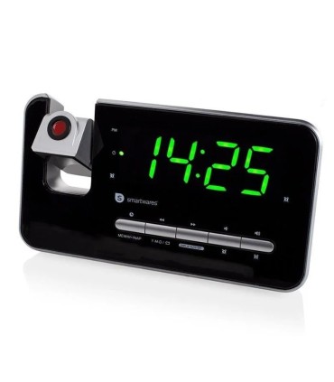DESPERTADOR AUDIOSONIC CL-1492 CON RADIO FM - PROYECCION DE HORA