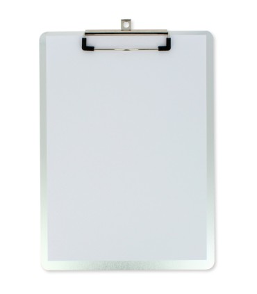 SUJETAPAPELES CON PINZA A-4 GRAFOPLÁS ALUMINIO