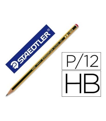LAPIZ DE GRAFITO NORIS STAEDTLER 120-2 HB - MINA ULTRARRESISTENTE 2mm