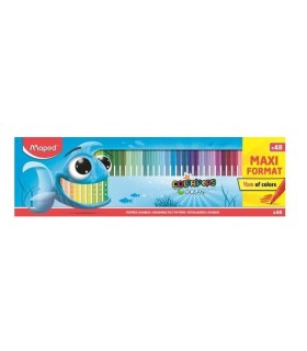 ROTULADORES MAPED COLORPEPS OCEAN 48 UNIDADES