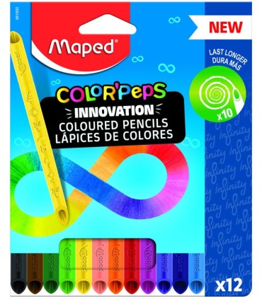 LAPICES COLORES COLORPEPS 12 UNIDADES INNOVATION