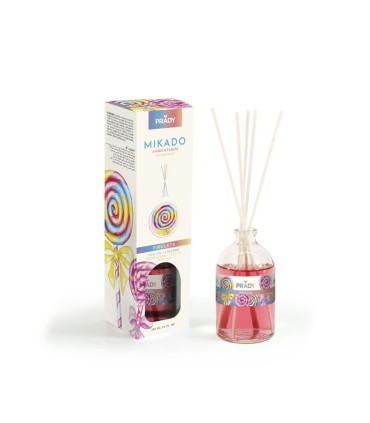AMBIENTADOR MIKADO PIRULETA PRADY FRASCO CRISTAL 100ML VARITAS DIFUSORAS
