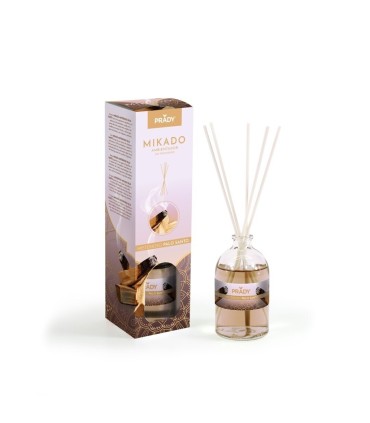 AMBIENTADOR MIKADO PALO SANTO PRADY FRASCO CRISTAL 100ML VARITAS DIFUSORAS