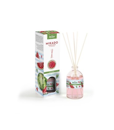 AMBIENTADOR MIKADO SANDIA PRADY FRASCO CRISTAL 100ML VARITAS DIFUSORAS