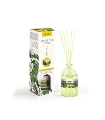 AMBIENTADOR MIKADO DAMA DE NOCHE PRADY FRASCO CRISTAL 100ML VARITAS DIFUSORAS