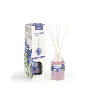 AMBIENTADOR MIKADO LAVANDA PRADY FRASCO CRISTAL 100ML VARITAS DIFUSORAS