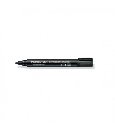 ROTULADOR PERMANENTE STAEDTLER LUMOCOLOR NEGRO PUNTA GORDA 2mm 352-9