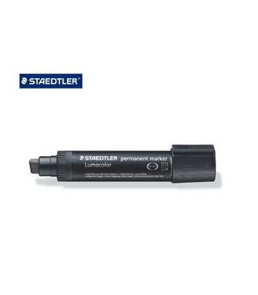 ROTULADOR PERMANENTE STAEDTLER LUMOCOLOR NEGRO PUNTA GORDA 12mm 388-9