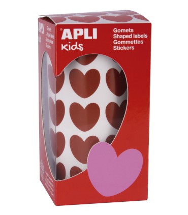 GOMETS CORAZON ROJO 20X18MM APLI