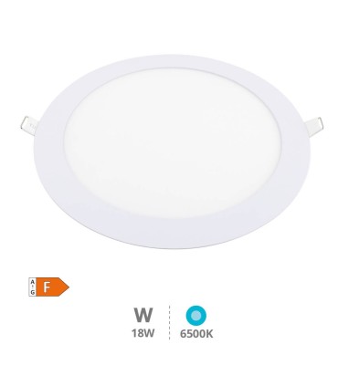 PLACA DOWNLIGHT EMPOTRABLE LED LIBERTINA CIRCULAR BLANCA 20W LUZ BLANCA 6500K 1844 LUMENES