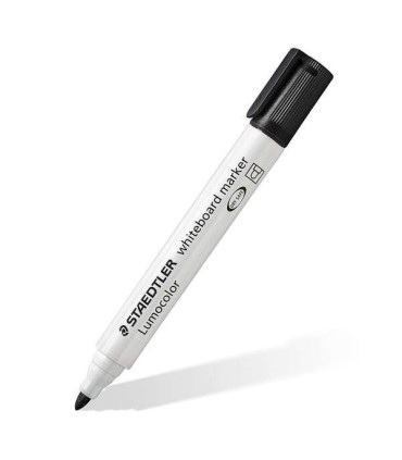 ROTULADOR STAEDTLER LUMOCOLOR  PIZARRA BLANCA NEGRO