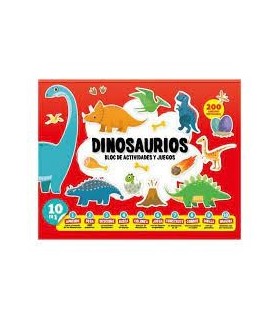 BLOC DE ACTIVIDADES Y JUEGOS DINOSAURIOS IMAGILAND