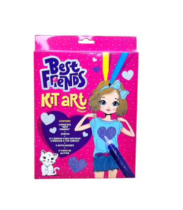BEST FRIENDS KIT ART GLITTER LUDUM IMAGILAND