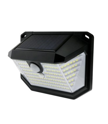 PACK 2 APLIQUES LED SOLAR VENUS 4W LUZ BLANCA 6500K 200 LUMENES IP65 - SENSOR DE MOVIMIENT
