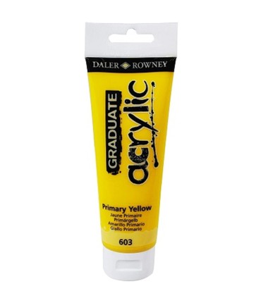 BOTE ACRÍLICO GRADUATE PRIMARY YELLOW 120ML