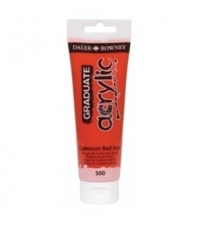 BOTE ACRILICO GRADUATE CADMIUM RED HUE 120ML