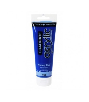 BOTE ACRILICO GRADUATE AZUL PRIMARIO 120ML