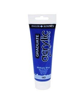 BOTE ACRILICO GRADUATE AZUL ULTRAMAR 120ML