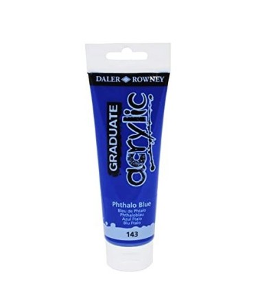 BOTE ACRILICO GRADUATE AZUL ULTRAMAR 120ML