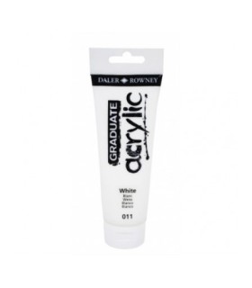 BOTE ACRÍLICO GRADUATE BLANCO MEZCLADOR 120ML