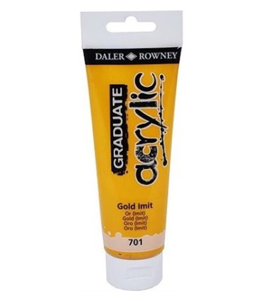 BOTE ACRILICO GRADUATE ORO 120ML