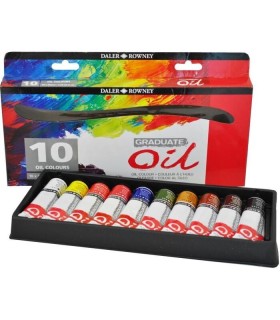 CAJA OLEO GRADUATE COLORES SURTIDOS 10 UNIDADES 38ML
