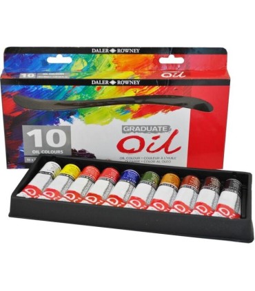 CAJA OLEO GRADUATE COLORES SURTIDOS 10 UNIDADES 38ML